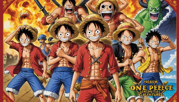 Édition premium calendrier one piece : un mois d'aventures surprenantes
